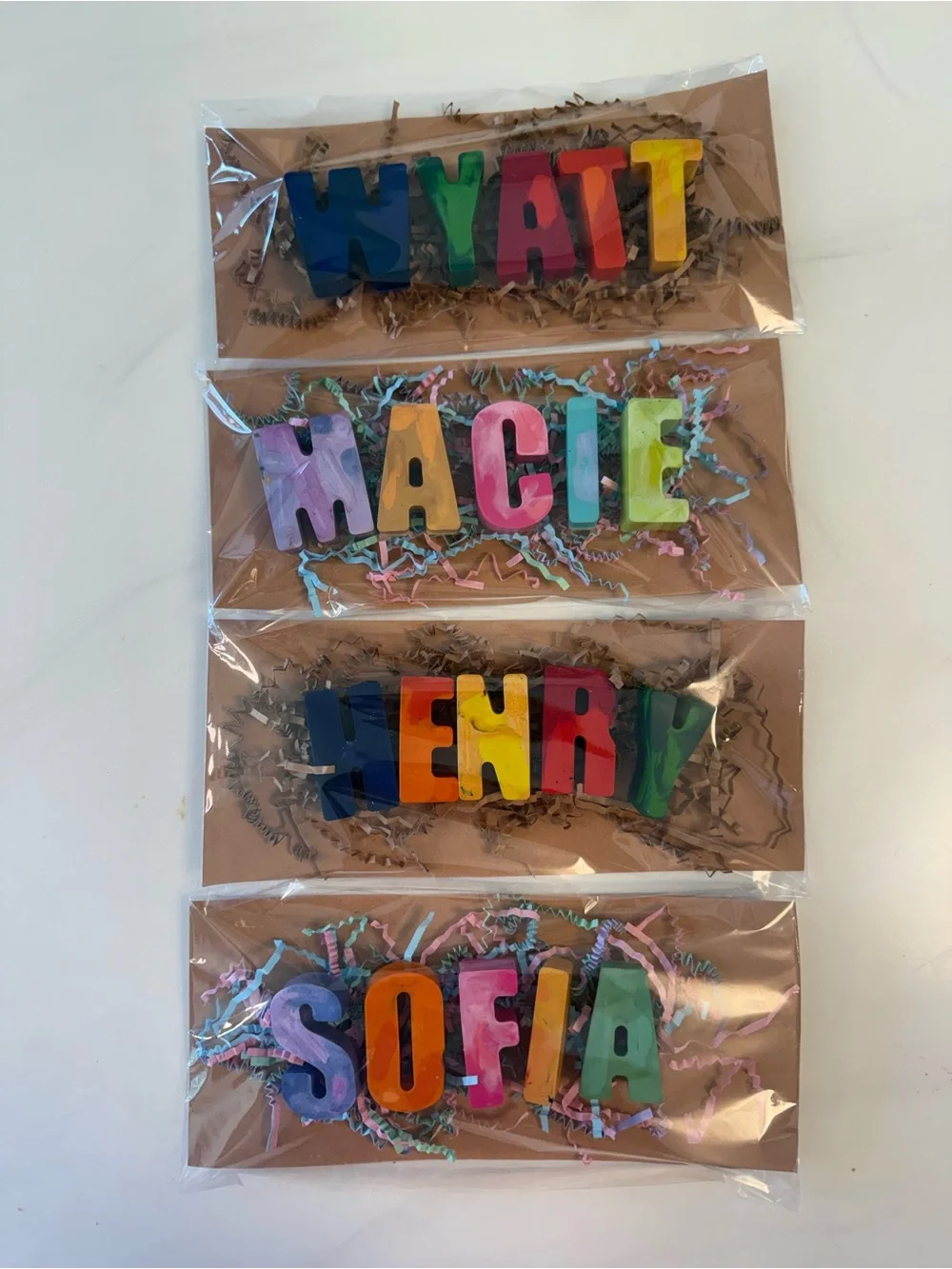 Personalized Crayon Name Set- children’s Gift
